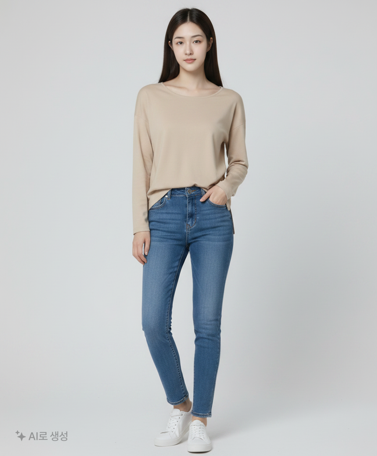 무신사 스탠다드(MUSINSA STANDARD) 긴소매 티셔츠 S