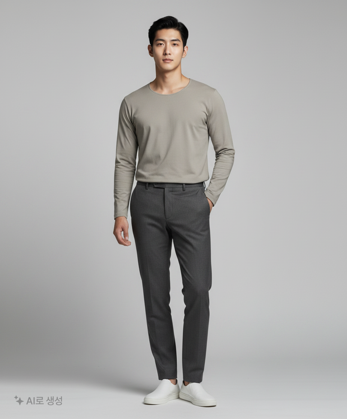 무신사 스탠다드(MUSINSA STANDARD) 긴소매 티셔츠 S
