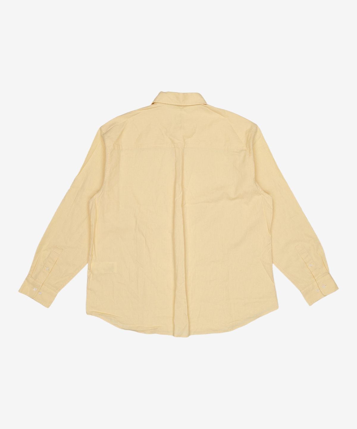 커버낫(COVERNAT) 루즈핏 린넨 셔츠 Yellow L
