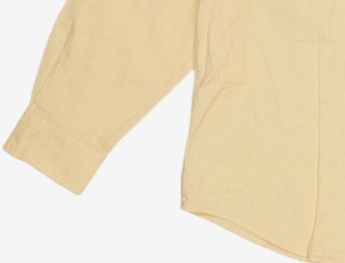 커버낫(COVERNAT) 루즈핏 린넨 셔츠 Yellow L
