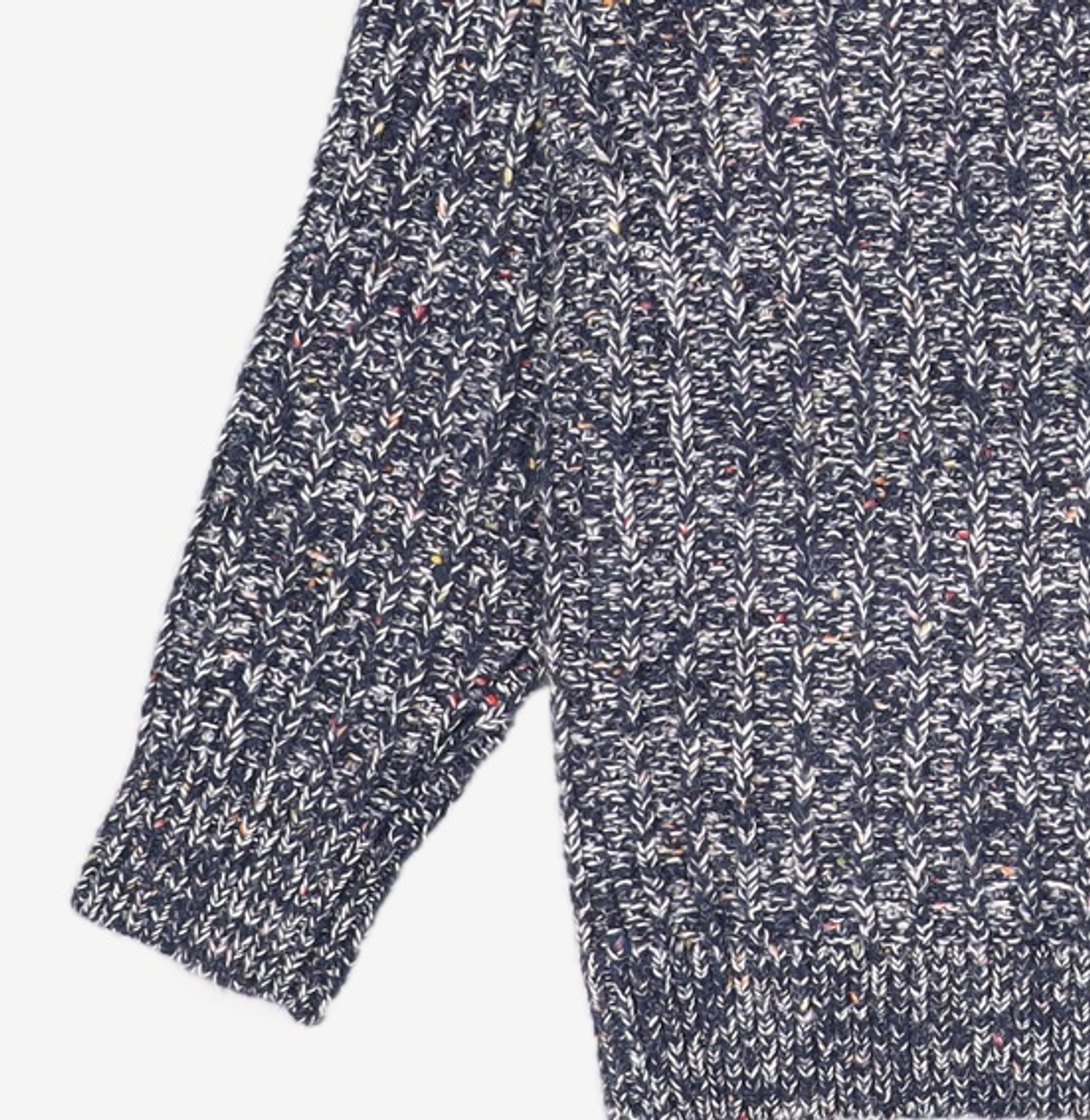 예스아이씨(YESEYESEE) Speckle Yarn Knit Cardigan Blue S