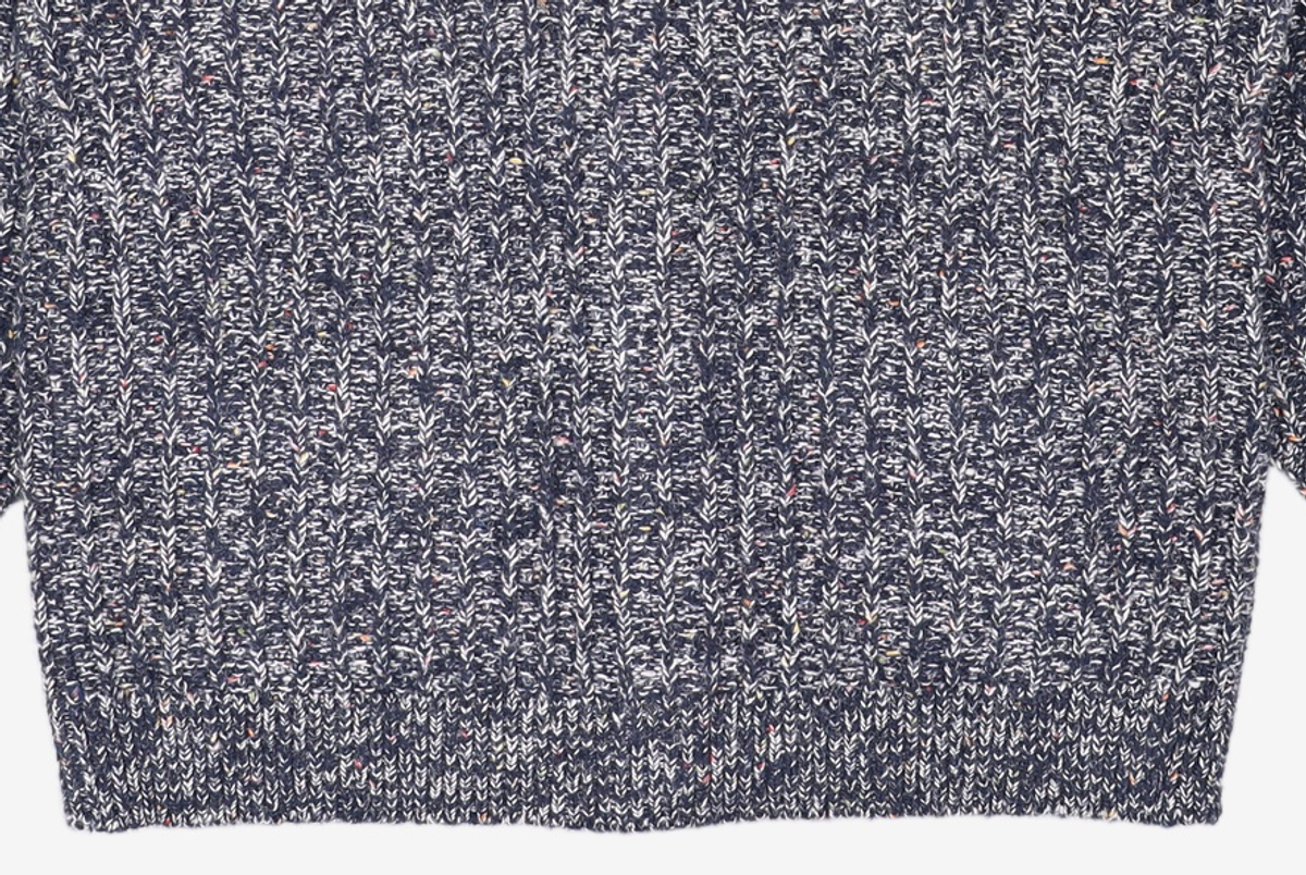 예스아이씨(YESEYESEE) Speckle Yarn Knit Cardigan Blue S