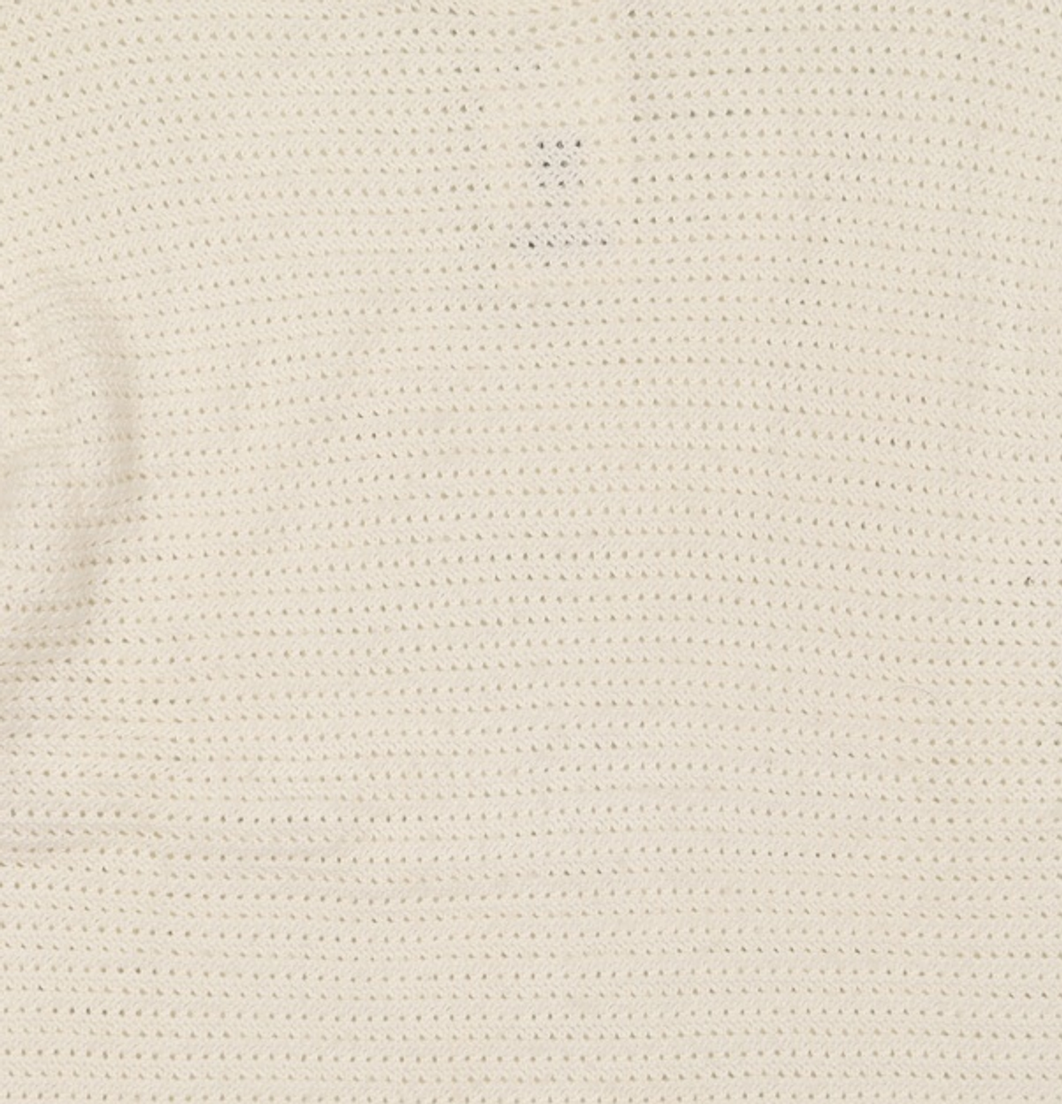 메종미네드(MAISON MINED) CREW NECK KNIT HALF SLEEVE IVORY M