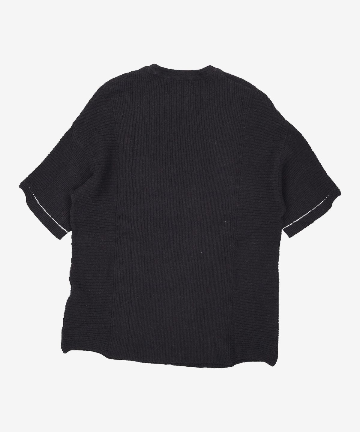 메종미네드(MAISON MINED) MAIRE KNIT HALF T BLACK S