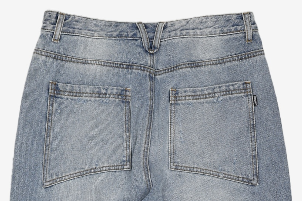 브라운브레스(BROWNBREATH) BB DENIM PANTS - LIGHT BLUE L