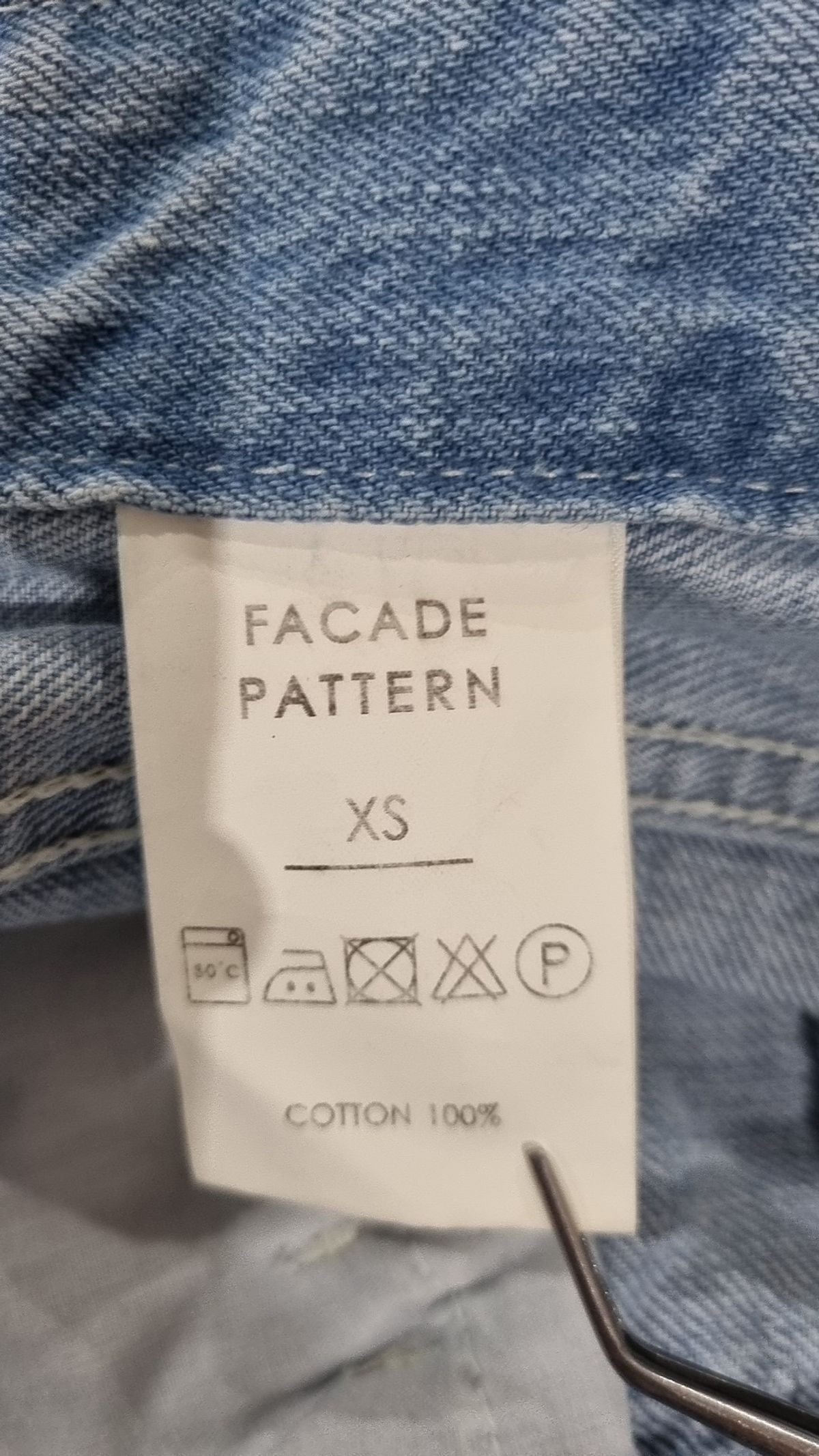 파사드패턴(FACADE PATTERN) 청/데님 팬츠 XS