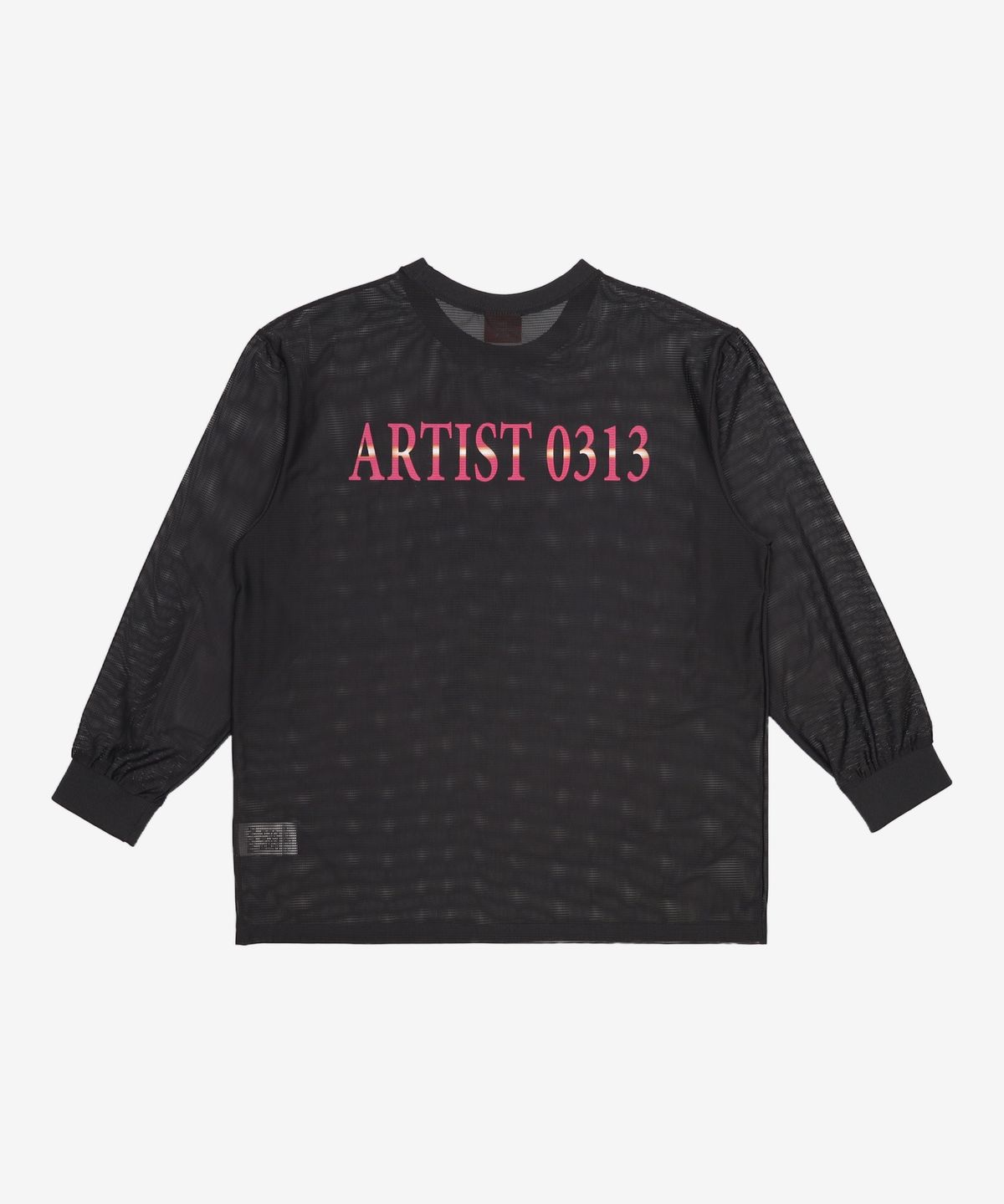 우알롱(WOOALONG) 0313 Mesh long sleeve - BLACK L