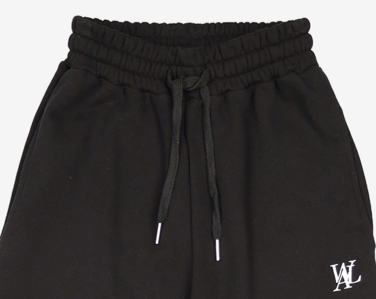 우알롱(WOOALONG) Signature jogger pants - BLACK S