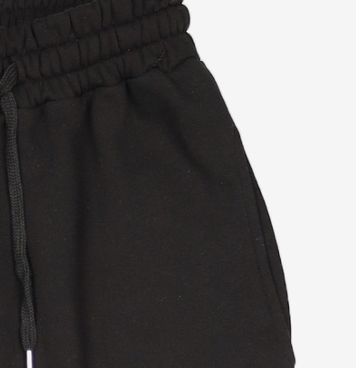 우알롱(WOOALONG) Signature jogger pants - BLACK S