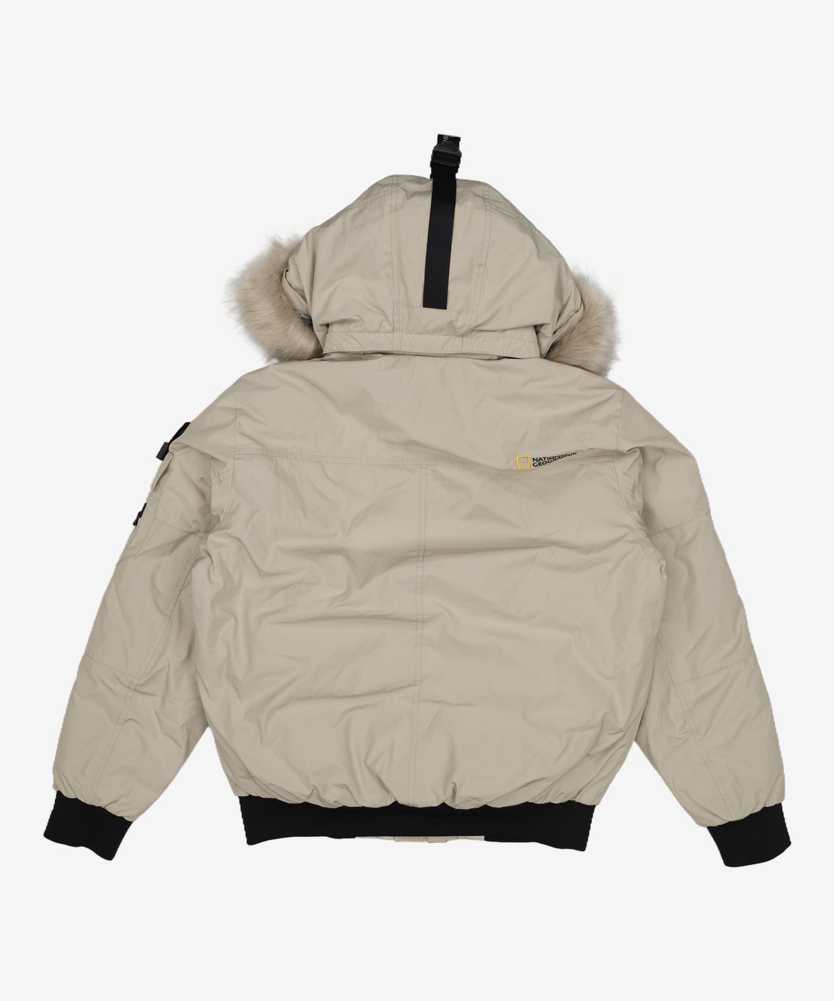 내셔널지오그래픽(NATIONALGEOGRAPHIC) N224MDW930 남성 타루가 퍼 트리밍 후디 구스다운 점퍼 BEIGE 105