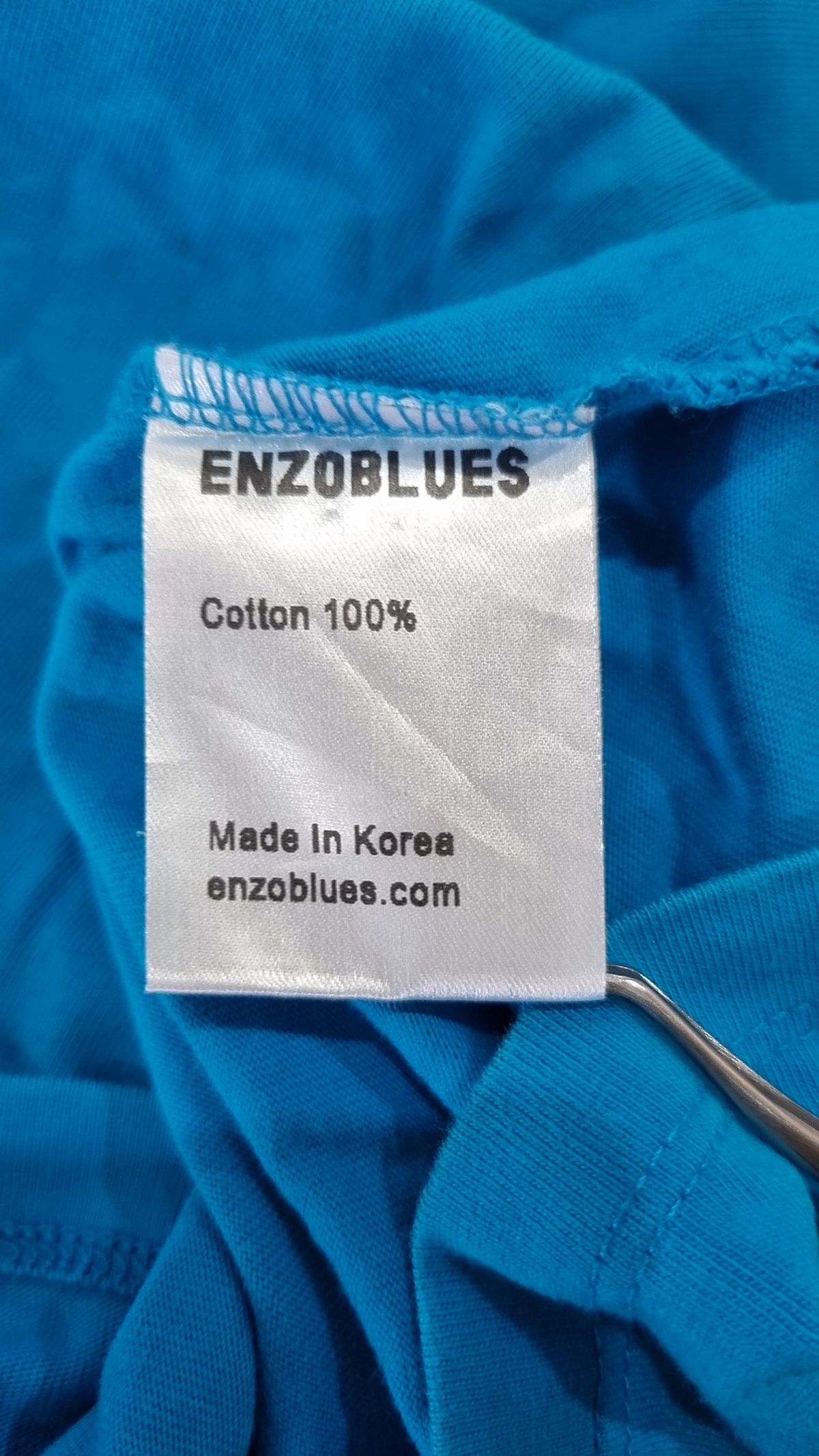 엔조 블루스(ENZO BLUES) 반소매 티셔츠 FREE
