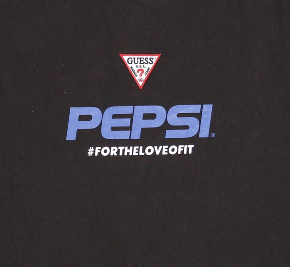 게스(GUESS) 여성 PEPSI 프린트로고 긴팔 티셔츠 XL