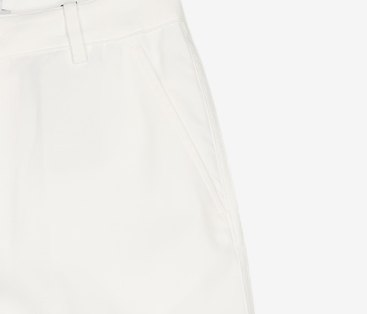 몽돌(MONGDOL) 에센셜 스트레이트 팬츠 화이트 MDPT051WHITE S