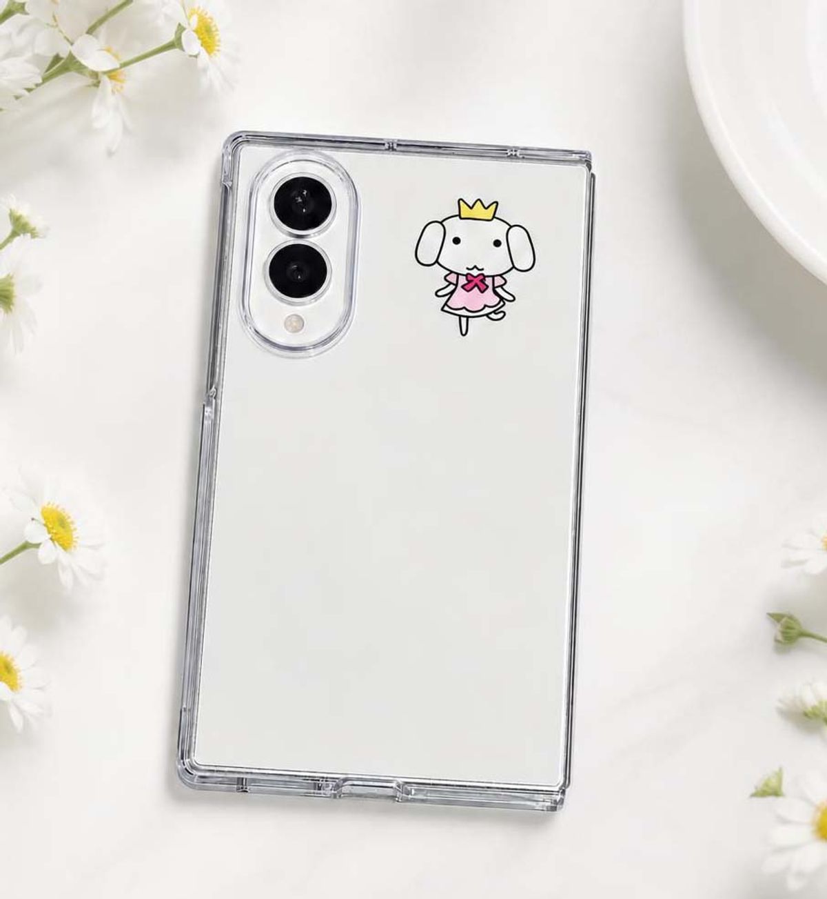 이레케이스앤굿즈(IRECASEGOODS) 공주님 갤럭시 Z 폴드8 와이드 울트라 투명 하드케이스