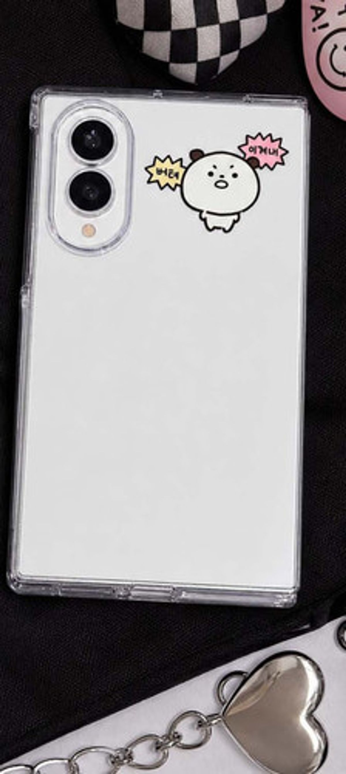 이레케이스앤굿즈(IRECASEGOODS) 버텨 갤럭시 Z 폴드8 와이드 울트라 투명 하드케이스