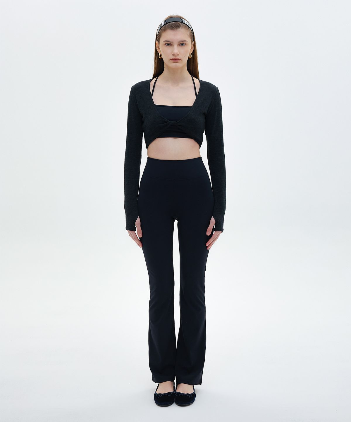 아데바(ADEVA) Classic Bootcut Leggings_2color