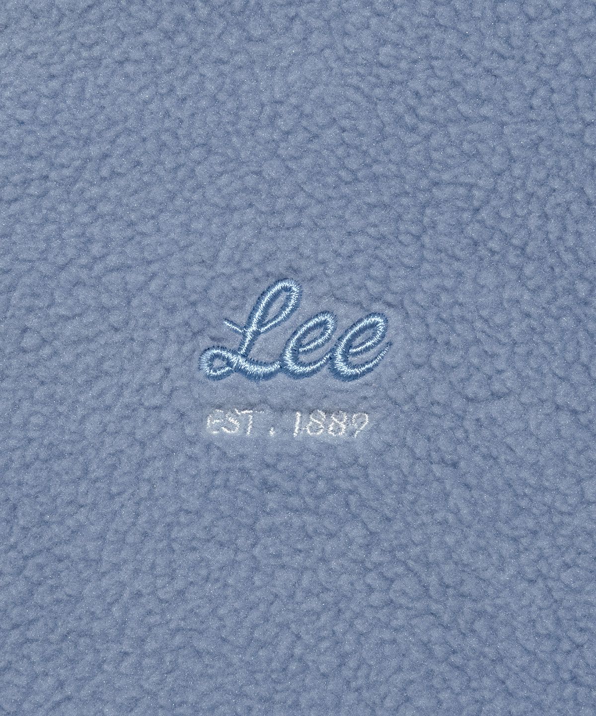 리(LEE) 우먼 플리스 맨투맨 스카이블루