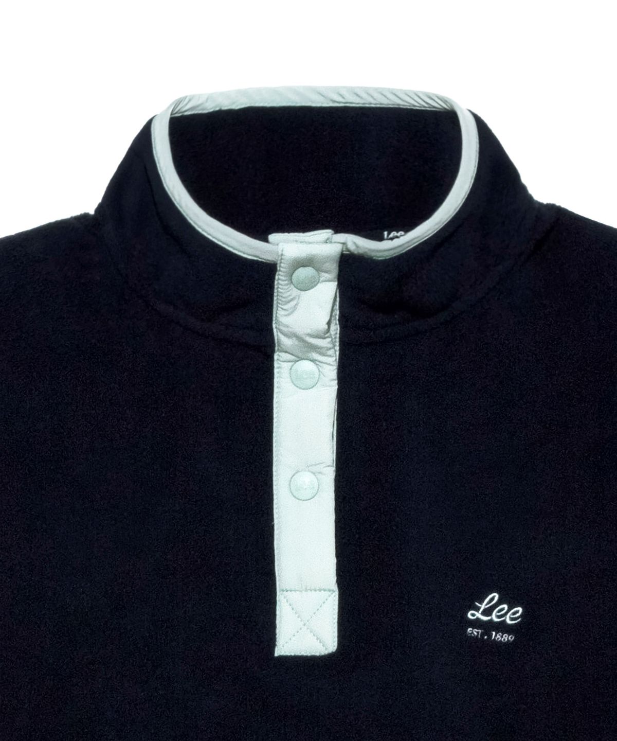 리(LEE) 우먼 플리스 맨투맨 네이비