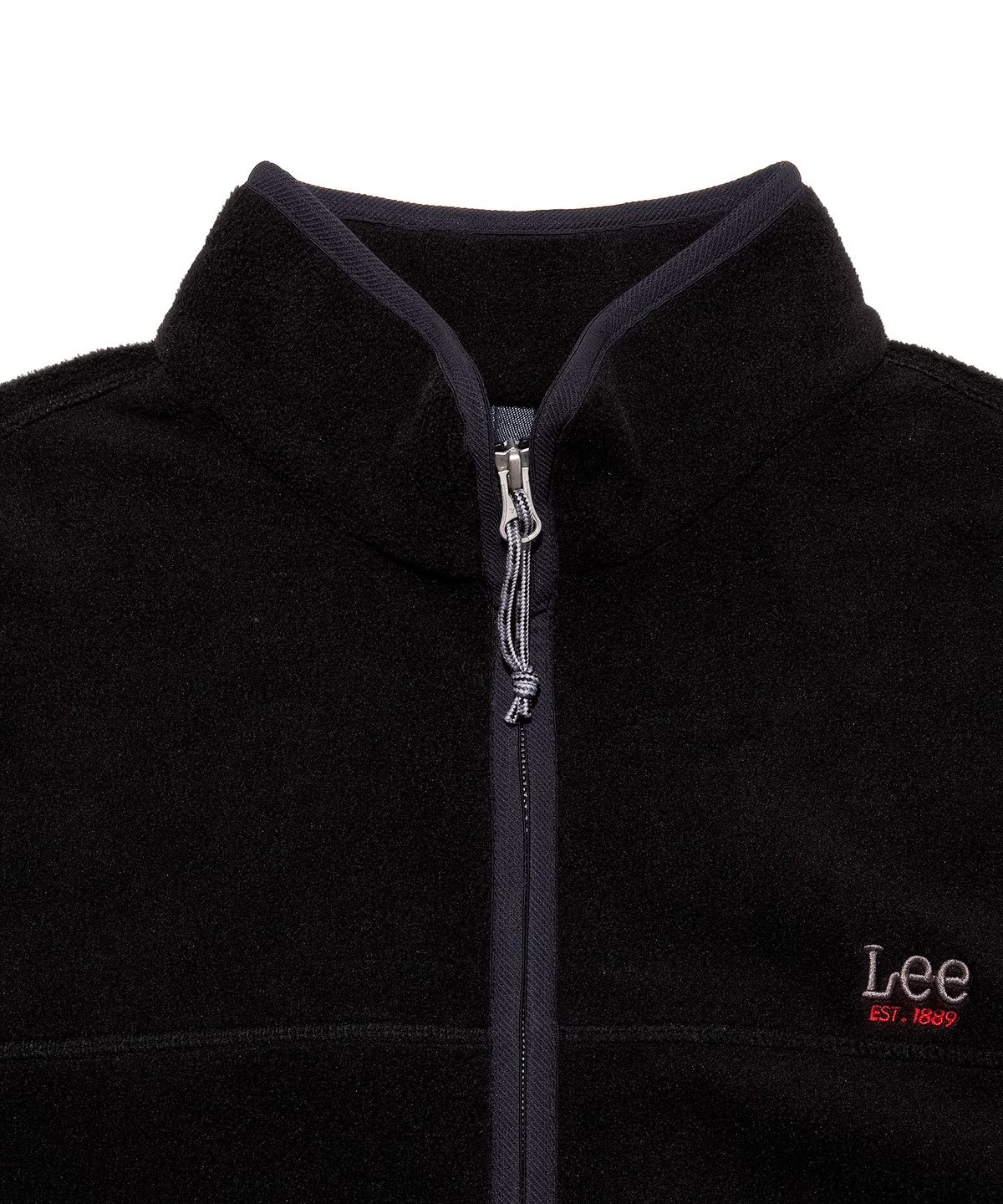 리(LEE) 베이직 플리스 자켓 블랙