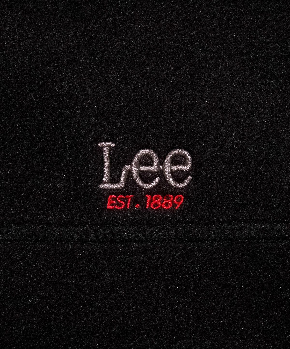 리(LEE) 베이직 플리스 자켓 블랙