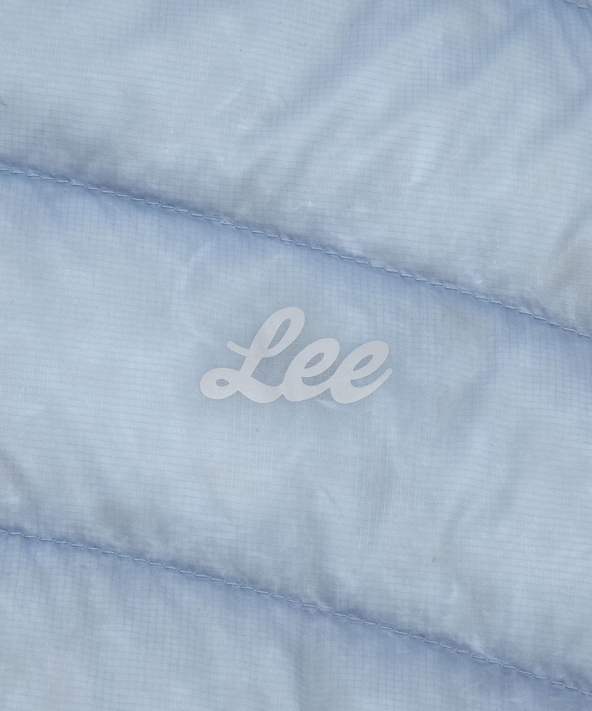 리(LEE) 우먼 에어라이트 후드 다운 라이트블루