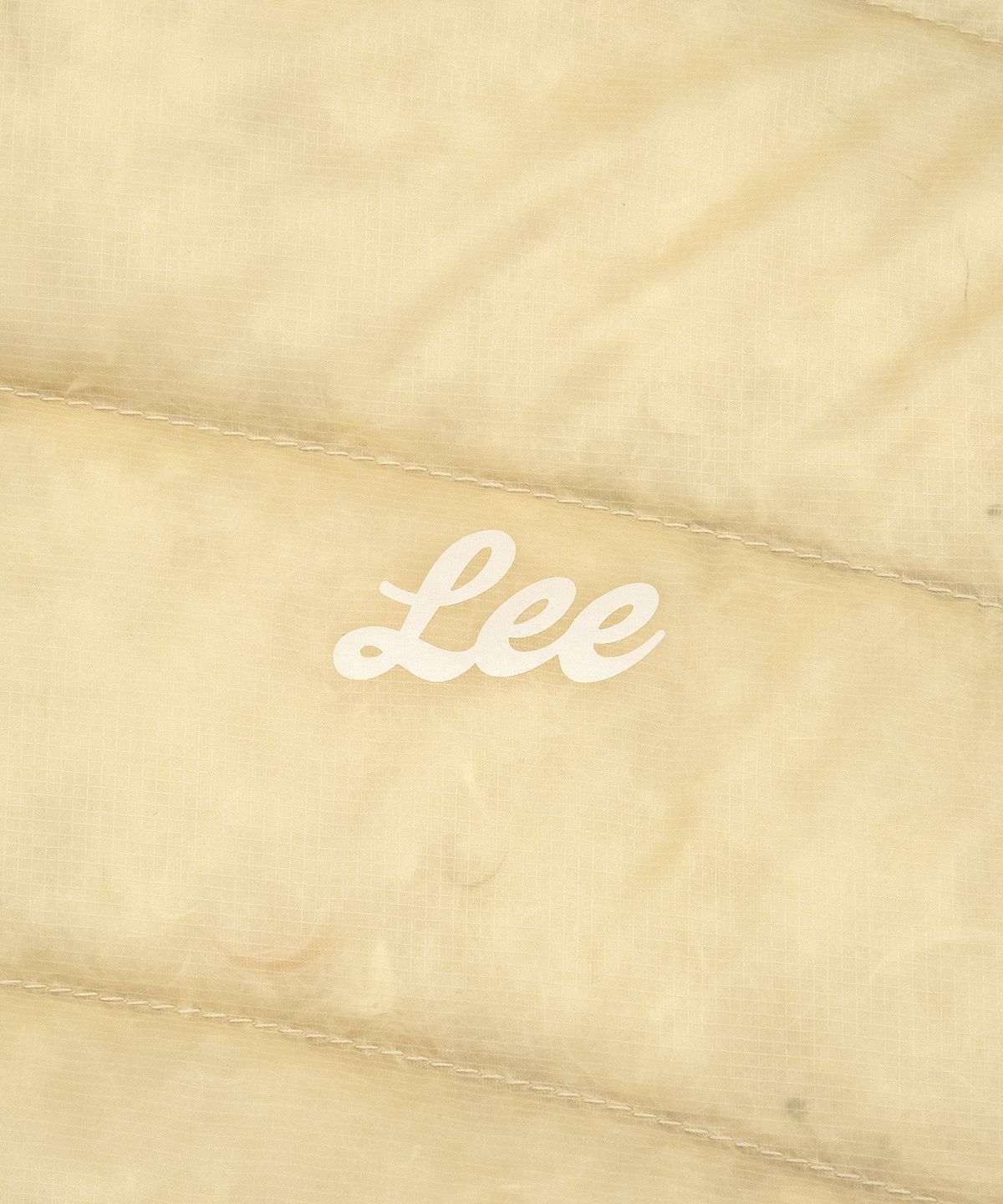 리(LEE) 우먼 에어라이트 후드 다운 버터