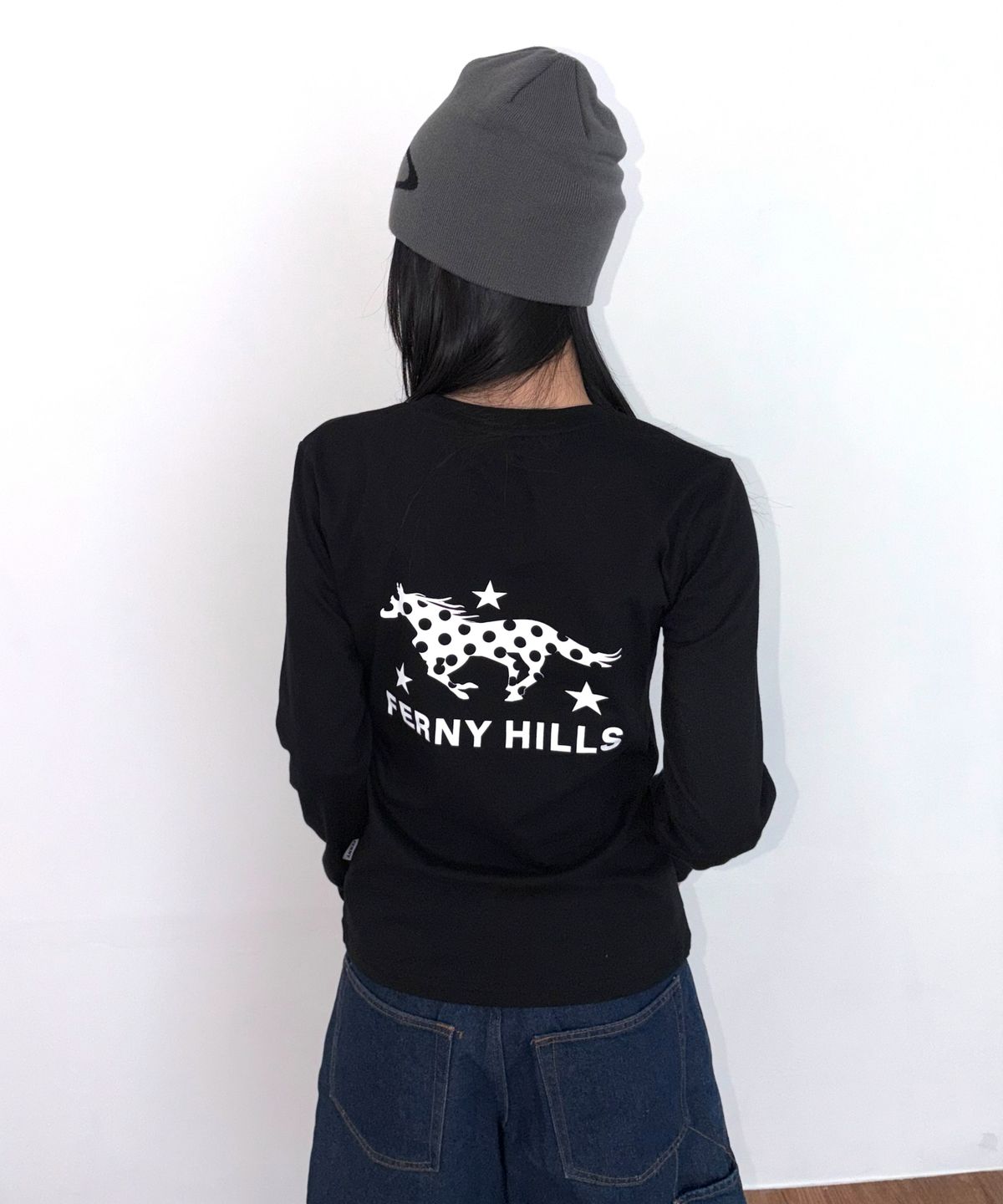 퍼니힐즈(FERNY HILLS) 쓰리 스타 롱슬리브 블랙
