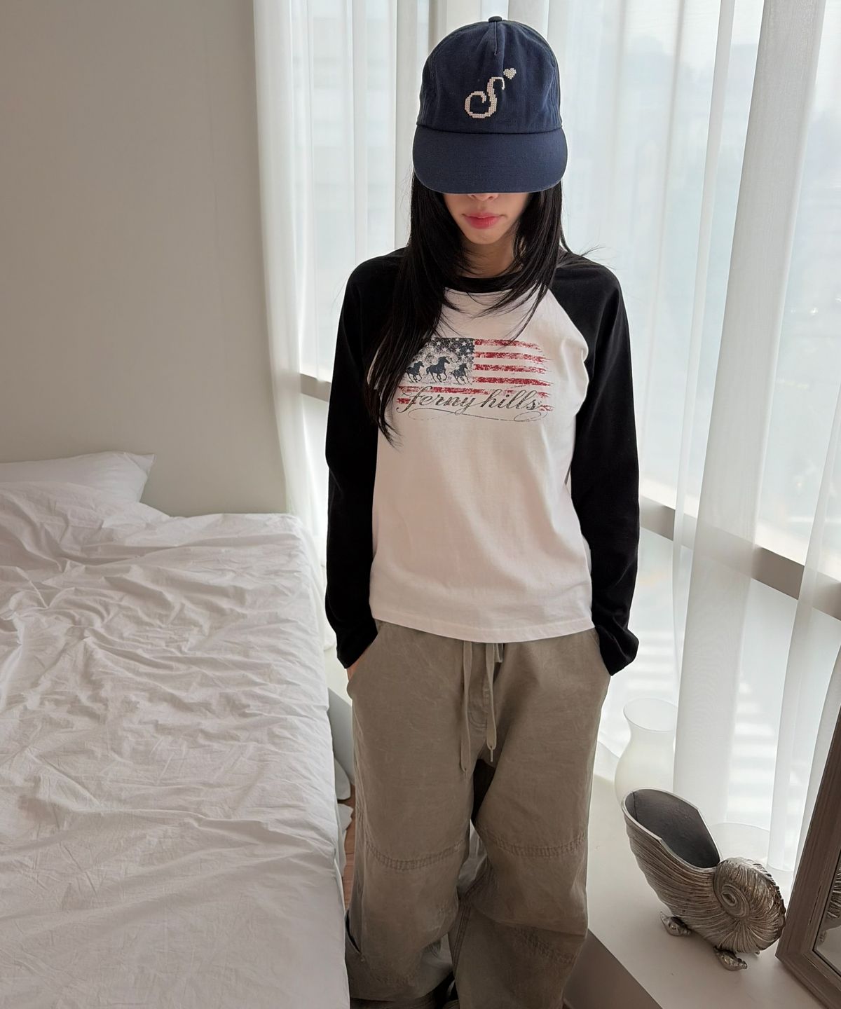 퍼니힐즈(FERNY HILLS) USA 나그랑 롱슬리브 화이트