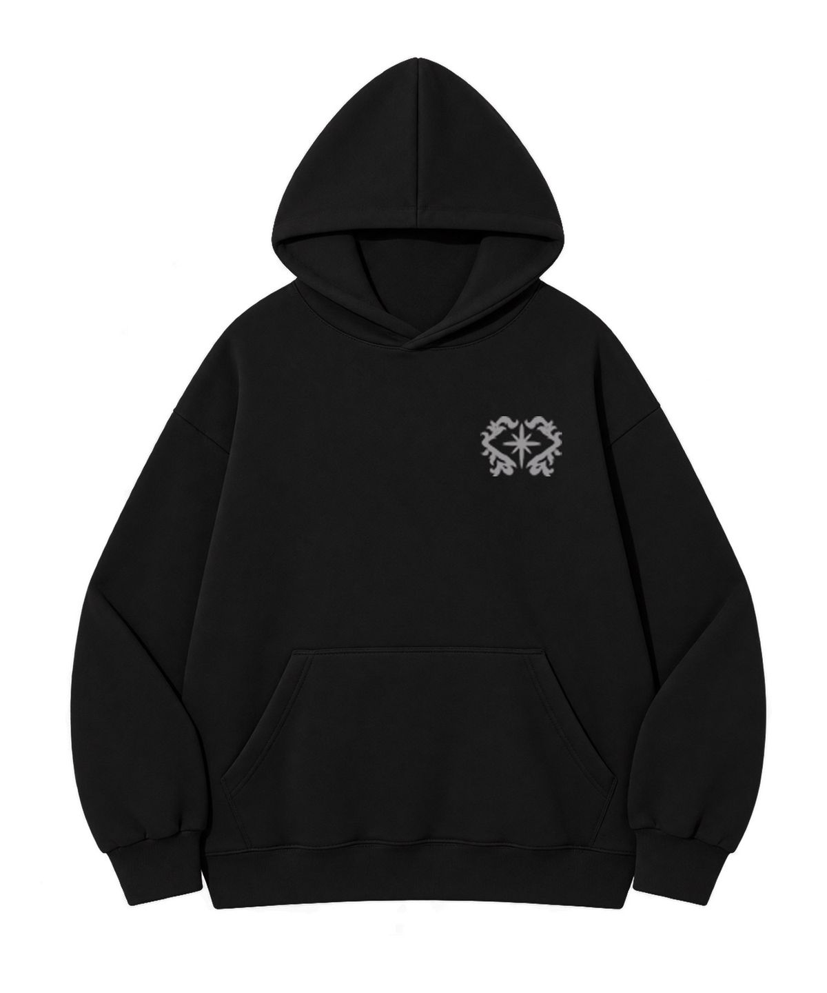 아르벤클럽(ARVEN CLUB) 오너먼트 크로스 후드티셔츠