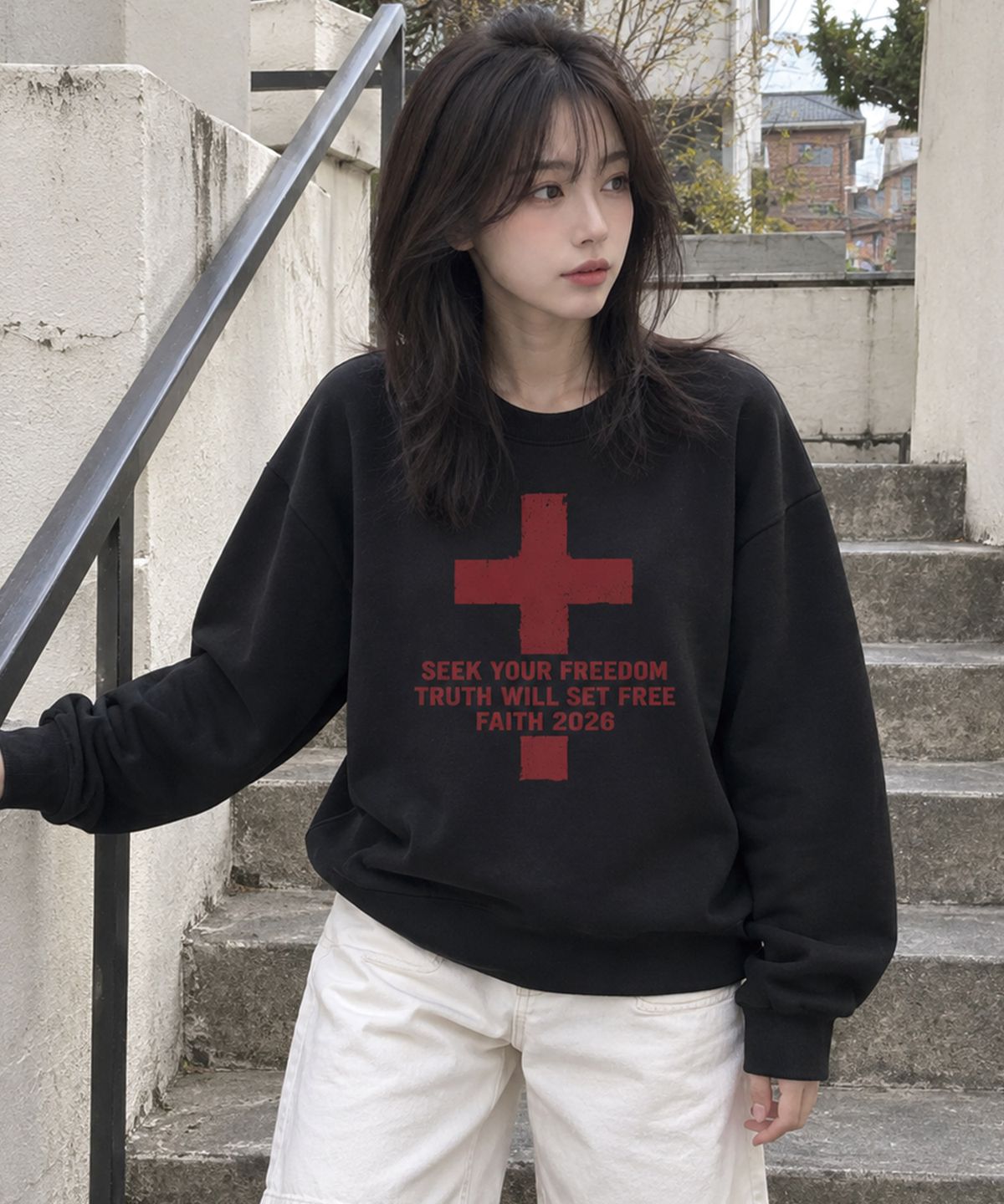 아르벤클럽(ARVEN CLUB) 헤럴드 크레스트 맨투맨