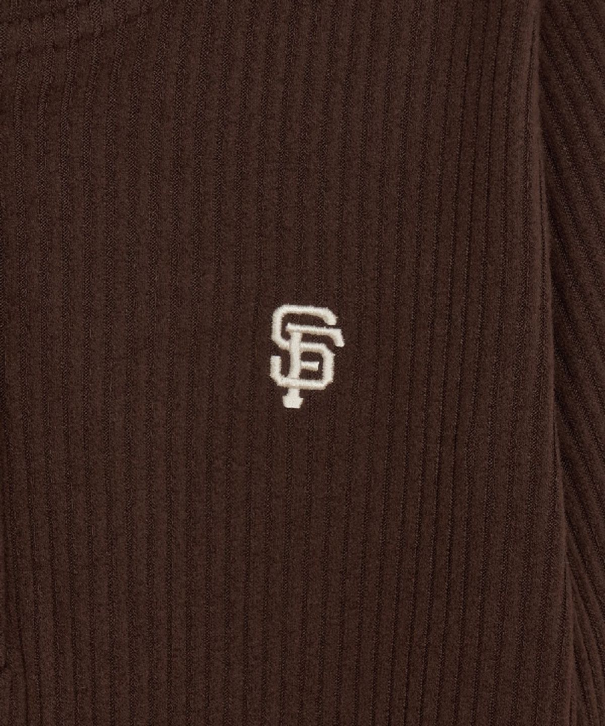 엠엘비(MLB) 여성 베이직 스포티브 골지 헨리넥 후드티 SF (D.Brown)