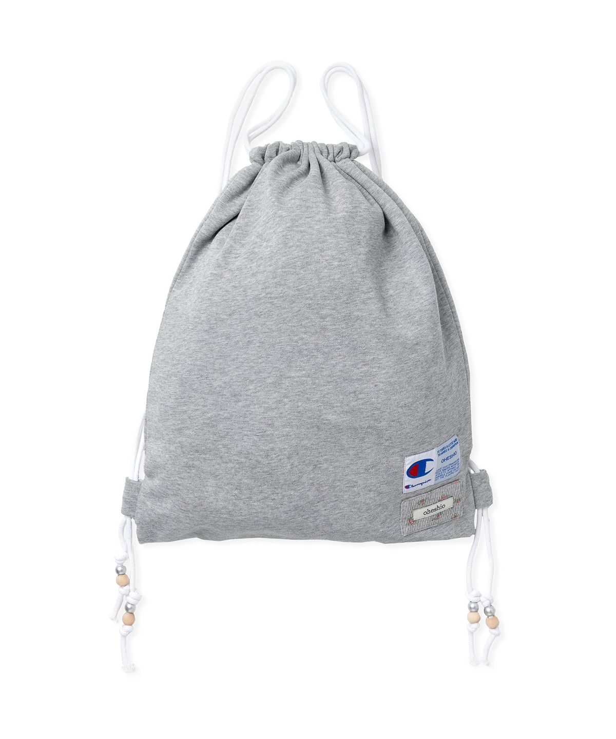 챔피온(CHAMPION) 챔피온 X 오헤시오 조그택 로고 라벨 스웨트 짐색 Melange Gray