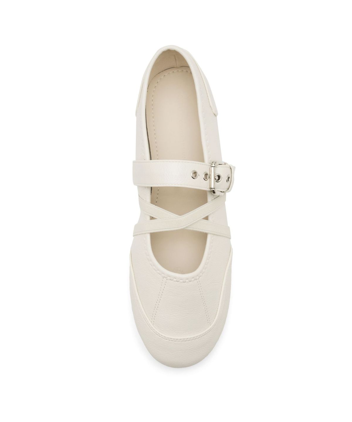 스퍼(SPUR) X-Strap Belted Ballet Flat 벨티드 스트랩 플랫 2cm -WA9002 (3color)
