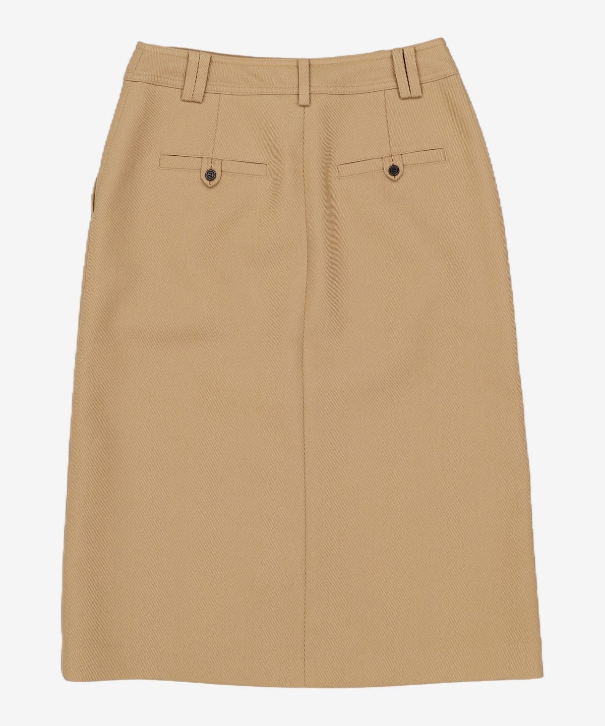 룩캐스트(LOOKAST) HAZEL SLIT MIDI SKIRT - BEIGE S