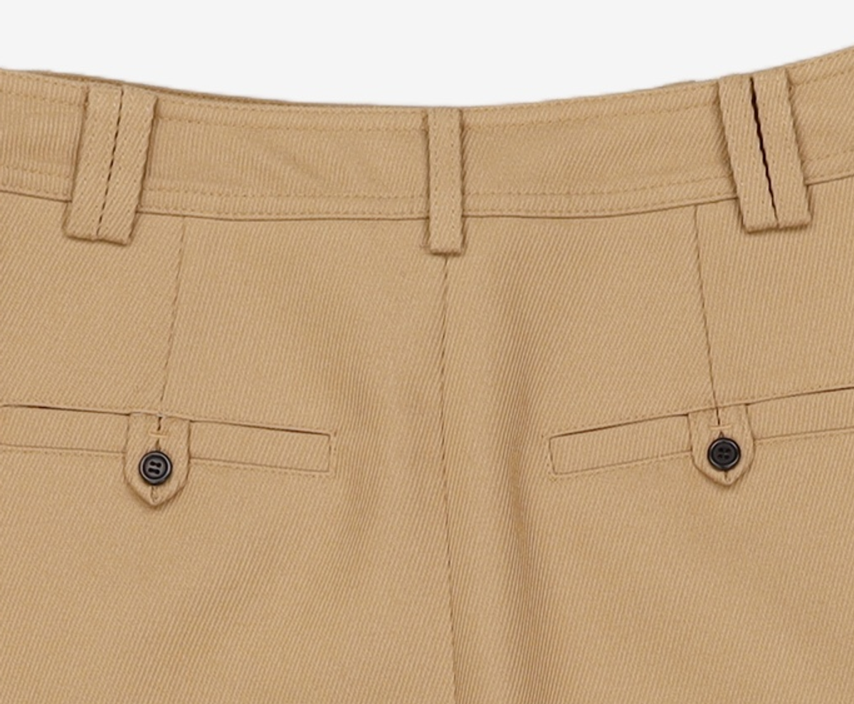 룩캐스트(LOOKAST) HAZEL SLIT MIDI SKIRT - BEIGE S