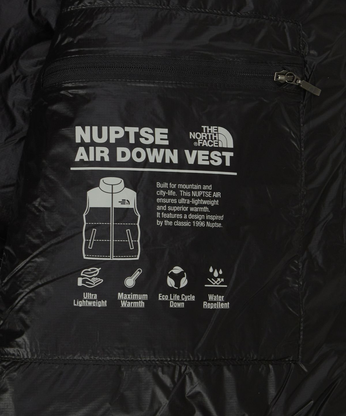 노스페이스(THE NORTH FACE) NV1DS54A 남성 눕시 에어 베스트 (RDS) BLACK