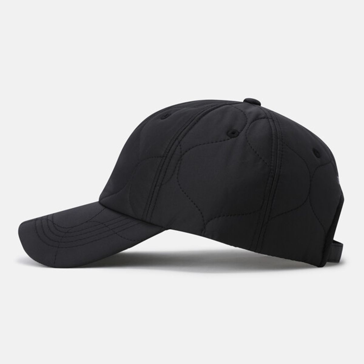 데상트(DESCENTE) 스피릿 펠트 퀄팅 볼캡 블랙 SR323UCP90