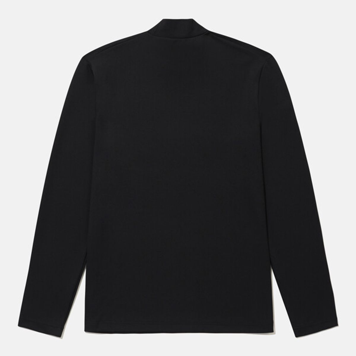 데상트(DESCENTE) 남성 모크넥 긴팔 티셔츠 블랙 SR321DTL91