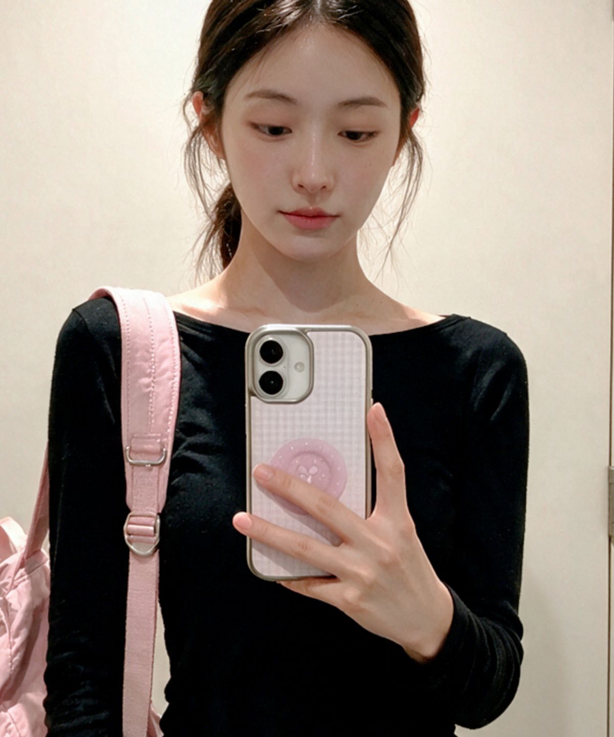 오누(ONU) [아이폰 전기종] 패치 디자인 실버 에폭시케이스