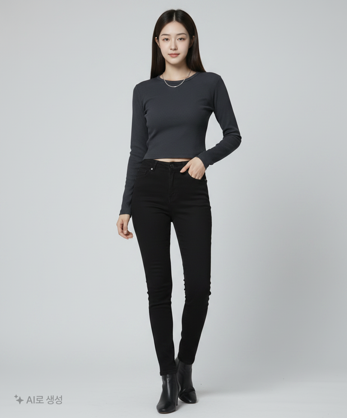 글로니(GLOWNY) 긴소매 티셔츠 S