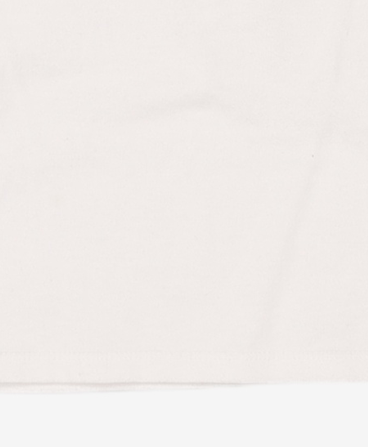 우알롱(WOOALONG) Signature soft slim line T-shirt - WHITE S
