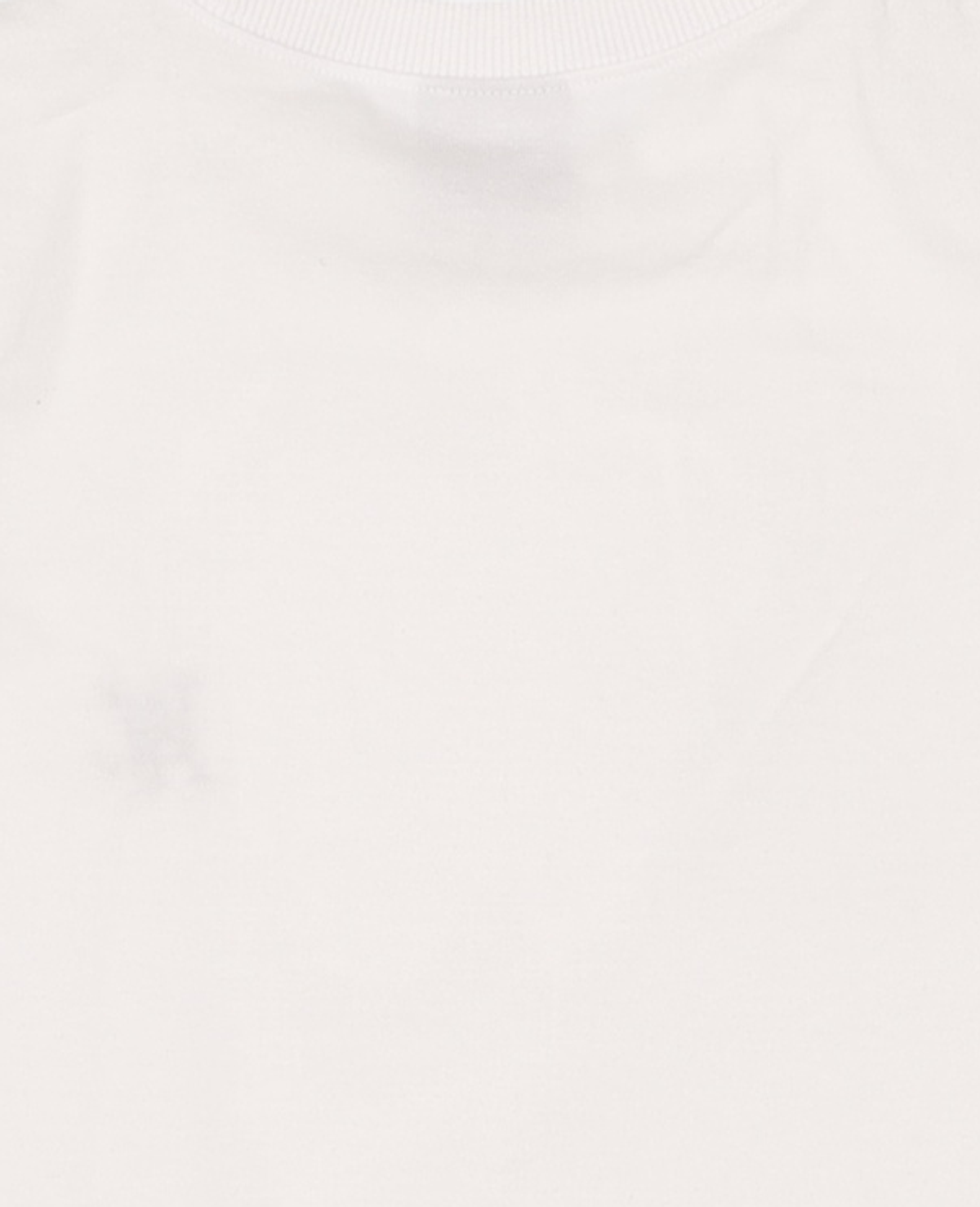 우알롱(WOOALONG) Signature soft slim line T-shirt - WHITE S