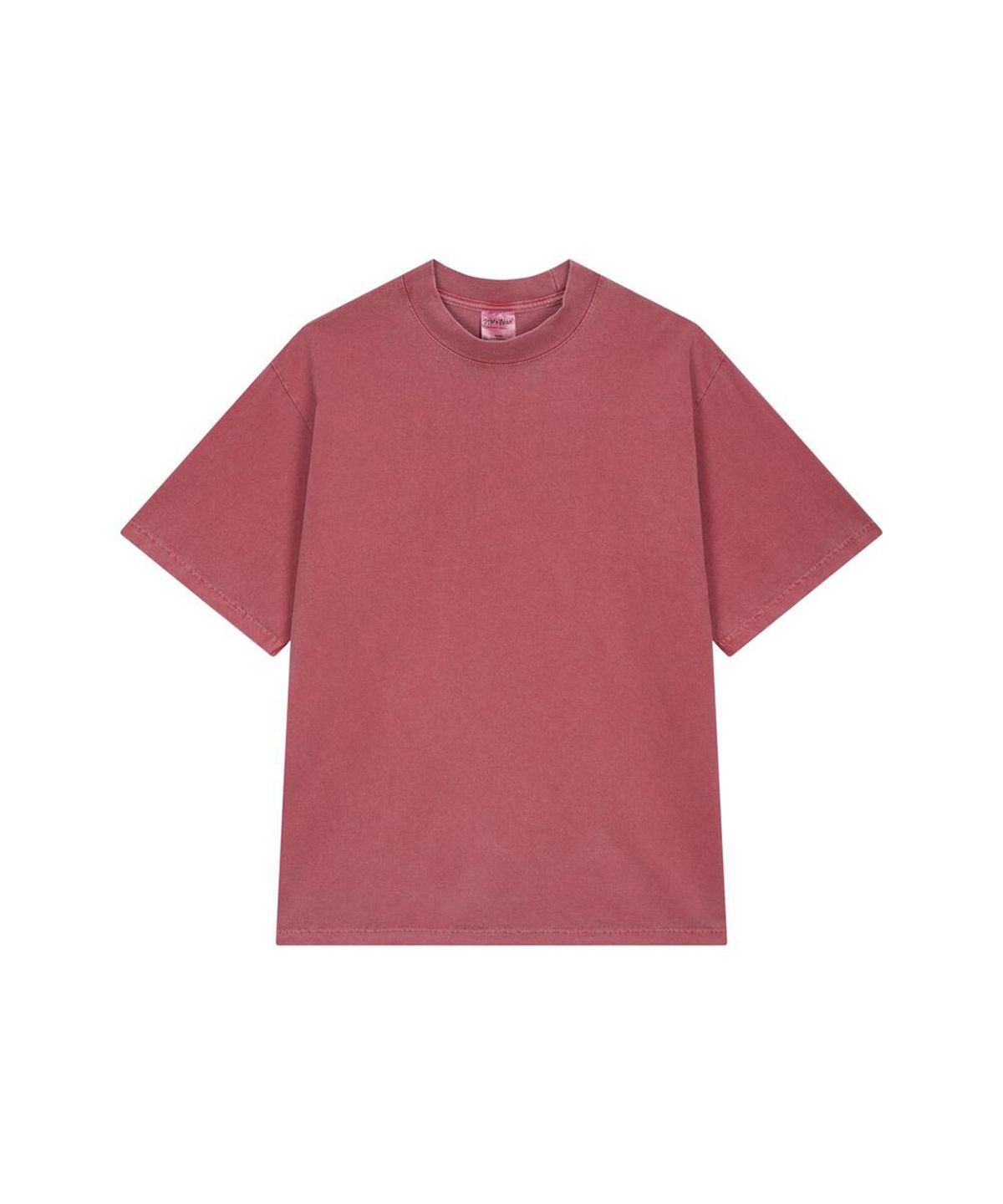 샤카웨어(SHAKA WEAR) 7.5oz 맥스 헤비웨이트 가먼트 다이드 티셔츠 Clay Red