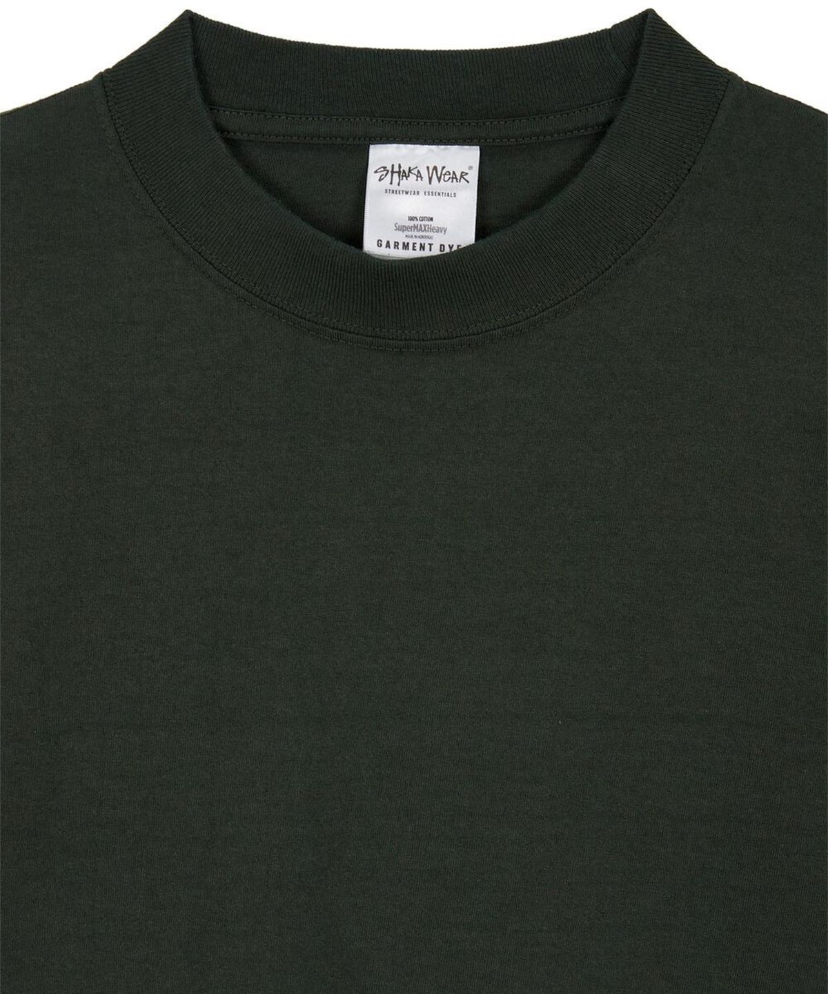 샤카웨어(SHAKA WEAR) 7.5oz 맥스 헤비웨이트 가먼트 다이드 티셔츠 Moss