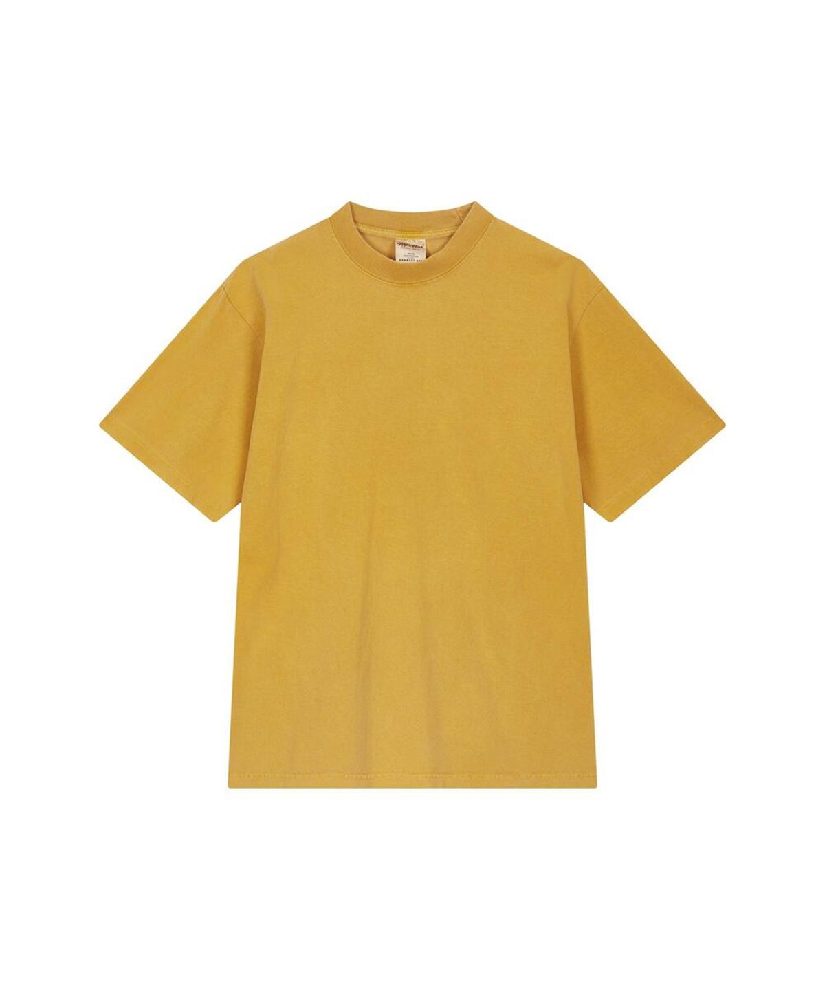 샤카웨어(SHAKA WEAR) 7.5oz 맥스 헤비웨이트 가먼트 다이드 티셔츠 Mustard