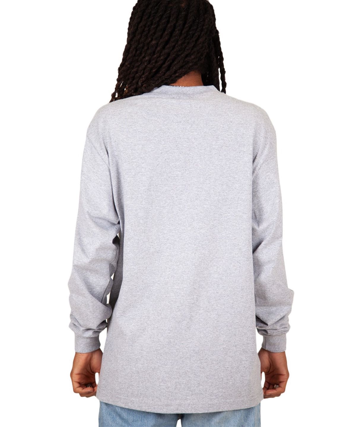 샤카웨어(SHAKA WEAR) 7.5oz 맥스 헤비웨이트 롱슬리브 Heather Gray