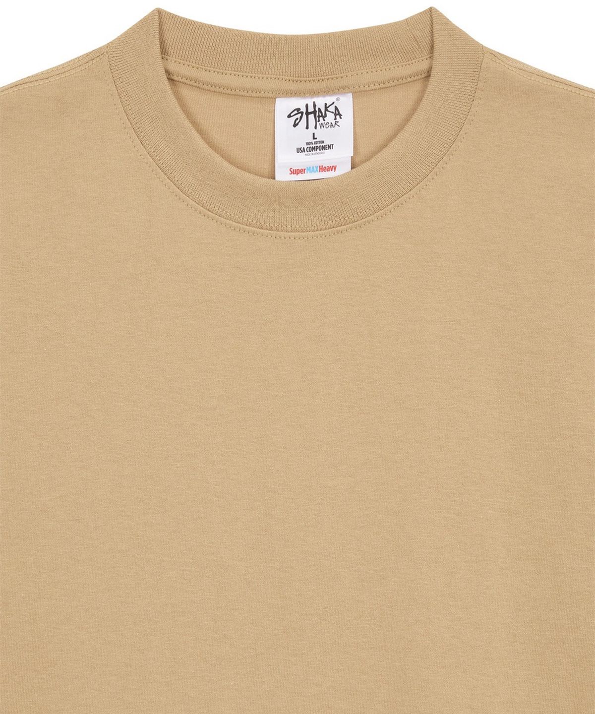 샤카웨어(SHAKA WEAR) 7.5oz 맥스 헤비웨이트 티셔츠 Khaki