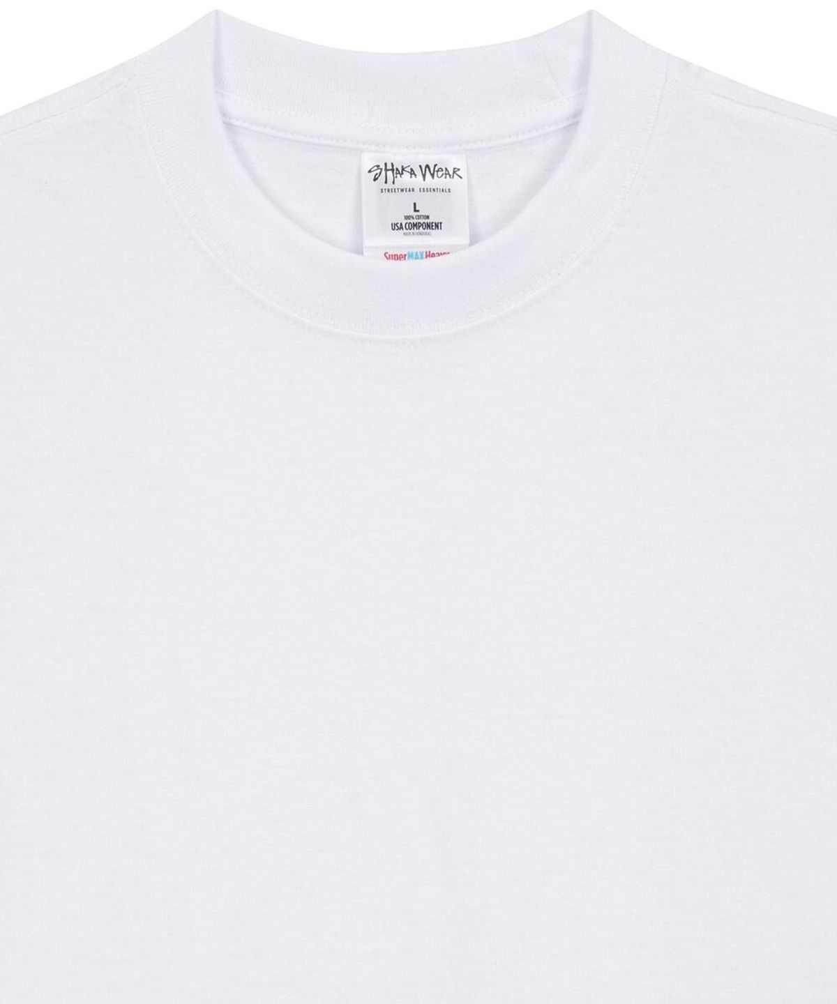 샤카웨어(SHAKA WEAR) 7.5oz 맥스 헤비웨이트 티셔츠 White