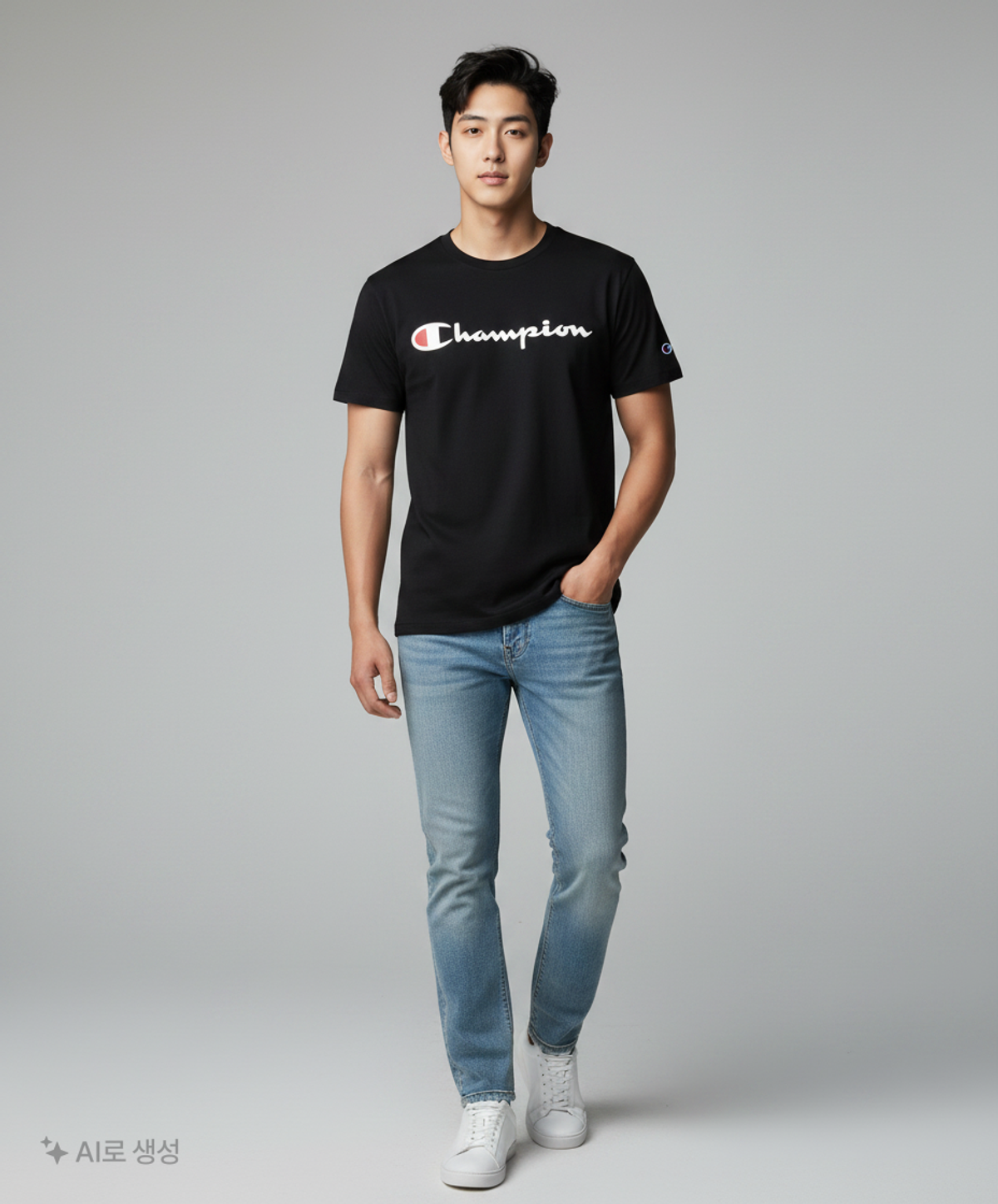 챔피온(CHAMPION) 반소매 티셔츠 L