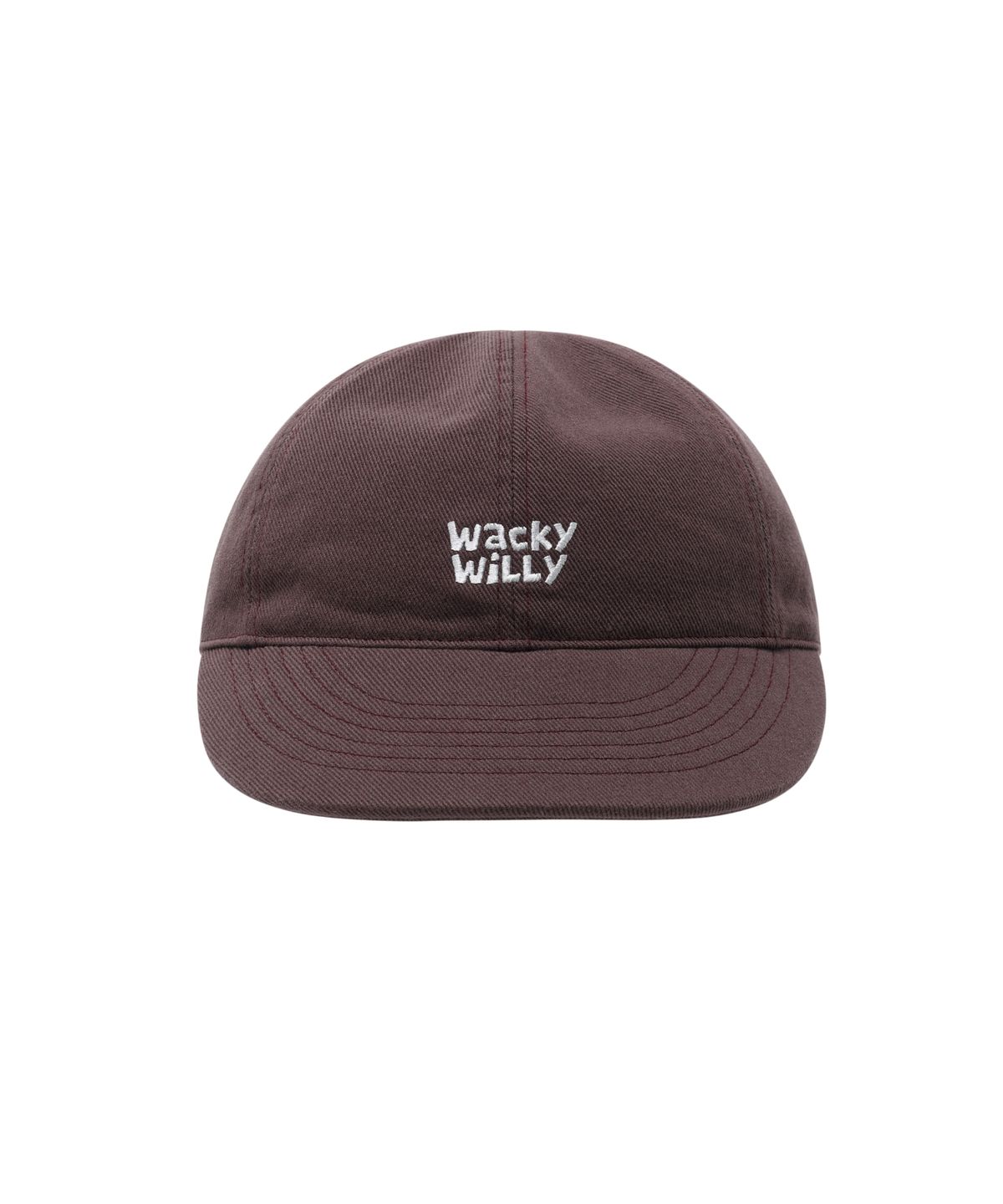 와키윌리(WACKY WILLY) 스트링 포인트 소프트핏 볼캡 브라운